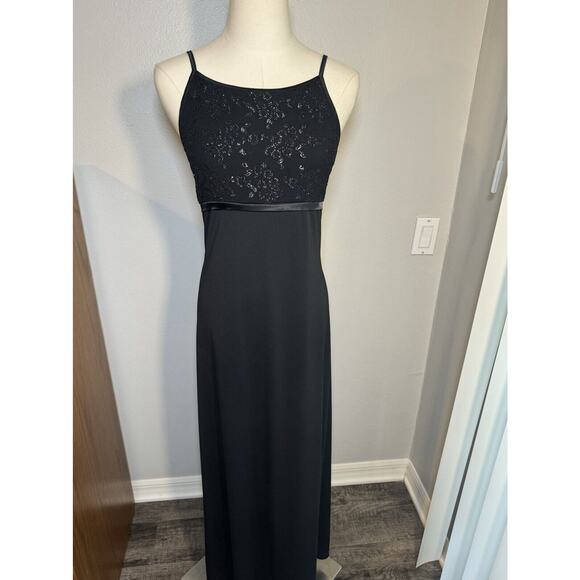 I.N. San Francisco Y2K Junior Dress Medium Whimsical Goth Fairy Empire Waist VTG - Picture 3 of 14